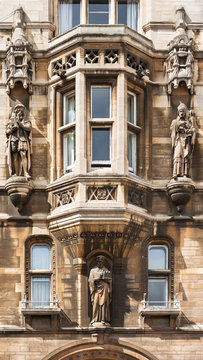 Detail Of Gatehouse Of Gonville And Caius College. Cambridge, En