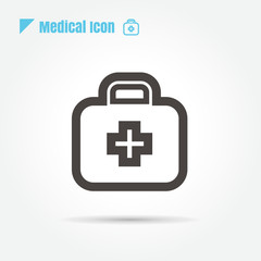 icon medicine Bag medicine Bag on white background