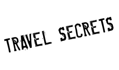 Travel Secrets rubber stamp. Grunge design with dust scratches. Effects can be easily removed for a clean, crisp look. Color is easily changed.