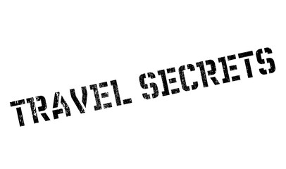 Travel Secrets rubber stamp. Grunge design with dust scratches. Effects can be easily removed for a clean, crisp look. Color is easily changed.