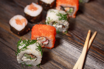 rice with seafood, Japanese cuisine, cooking