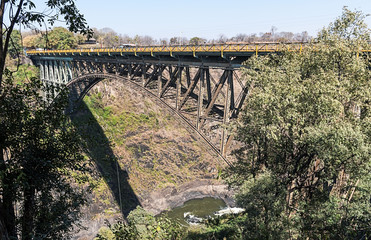 Fototapeta na wymiar River Zambezi Bridge