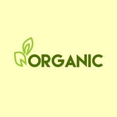Fototapeta premium organic logo