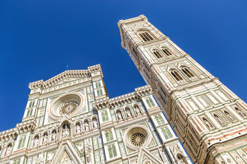 Cathedral Santa Maria del Fiore (fragment), Florence, Tuscany, Italy