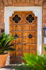 Beautiful ancient Italian Door in Liguria