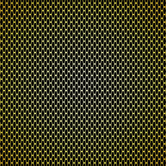 Gold Carbon Fiber Seamless Patterns Background