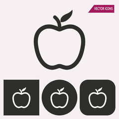 Apple - vector icon.
