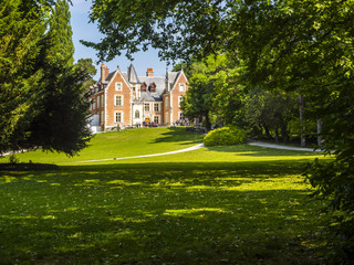Leonardo-da-Vinci-Museum, Schloss Clos Luc&eacute;, Amboise, Indre-et-Loire, Loiretal, Centre, Frankreich