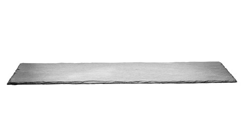 Slate plate isolated on white
