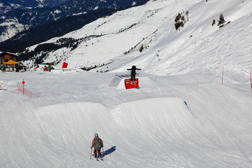 Snow Park, Meribel, Alps, France
