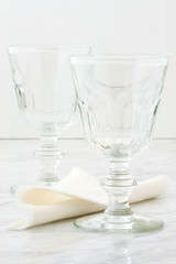 crystal glasses