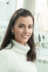 Young woman dental patient