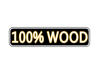 100% Wood
