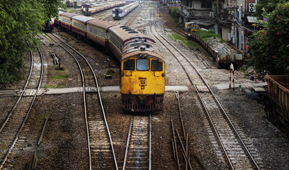 Train Transportation Railway Concept