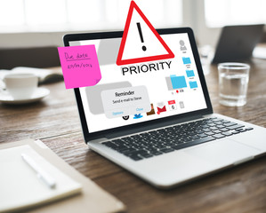 Priority Reminder Remind Agenda Prioritize Concept