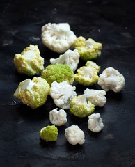 Fresh raw cauliflower