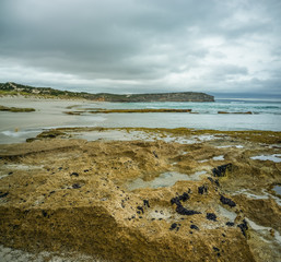 Low tide at Pennington Bay, Kangaroo Island, South Australia.