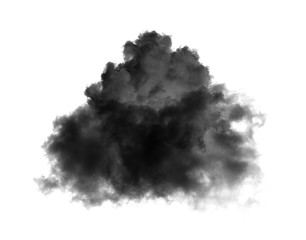 black clouds on black background