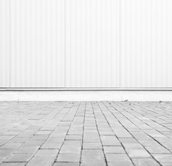 White texture. Sheet metal