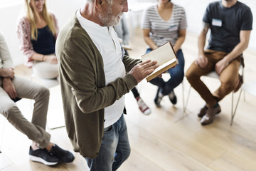 People Meeting Seminar Office Concept