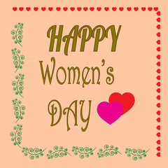 Womens day card