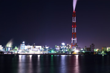 北九州のプラント夜景