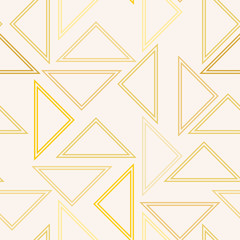 Abstraction, composed of different triangles