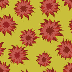 Flower seamless background.