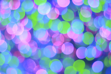 Stock Photo - Defocused bokeh lights background