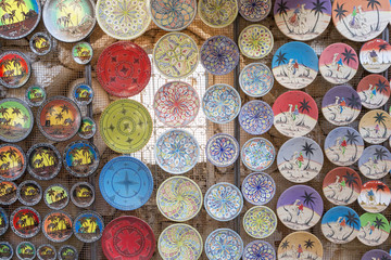 Fototapeta premium Ceramic plates from north Africa