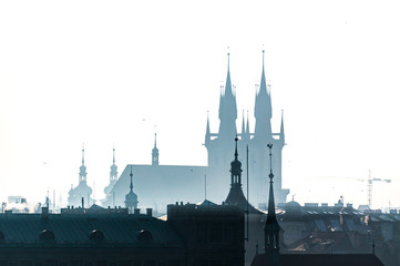Naklejka premium Church of Our Lady in Prague