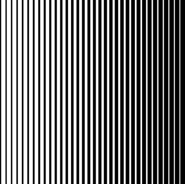 Black and White Halftone Vertical Stripes Pattern