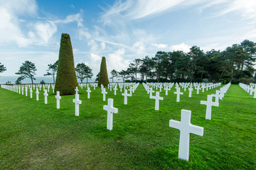 American War Cemetery near Omaha Beach, Normandy (Colleville)