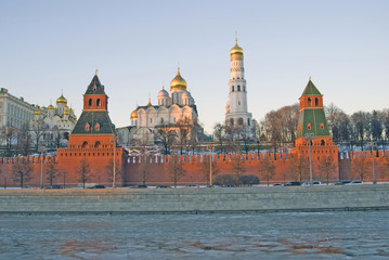 Fototapeta premium Moscow Kremlin. Color photo.