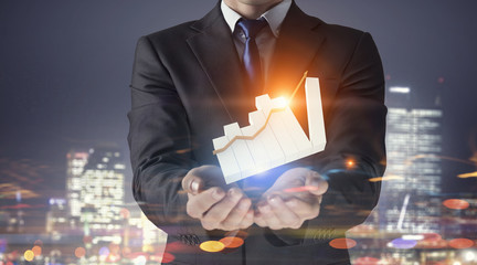 Market sales dynamics . Mixed media