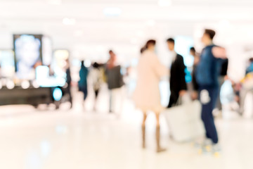 Abstract background of shopping mall