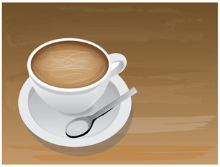 coffee set vector design