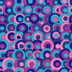 abstract seamless pattern with colorful circles