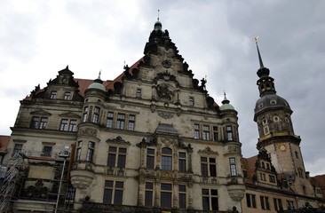 Fototapeta na wymiar Architecture from Dresden in Germany 