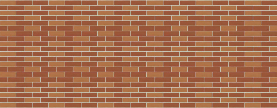 perfekte Klinkerfassade, gemustert