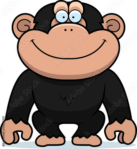 "Cartoon Chimp" fichier vectoriel libre de droits sur la banque d