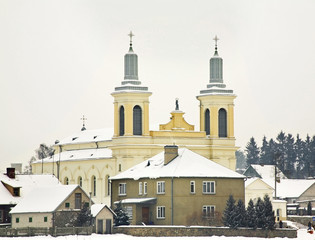 Obraz premium St. Wenceslaus Catholic Church in Vawkavysk. Belarus