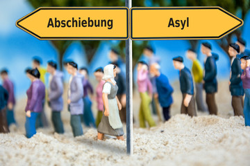 Schild 168 - Asyl
