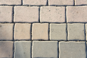 Concrete blocks, road blocks, ground floor.