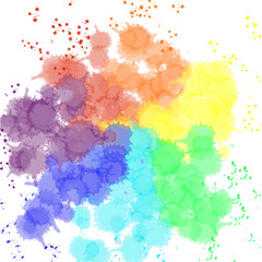 Happy Holi festival of colors greeting vector