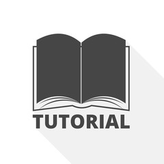 Tutorial simple icon - vector Illustration