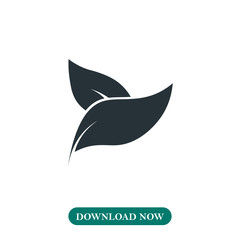 Leaves icon vector