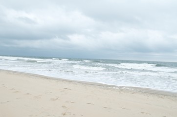 Overcast Beach