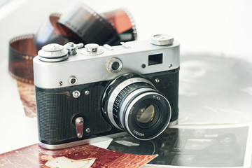 Beautiful photo of vintage camera