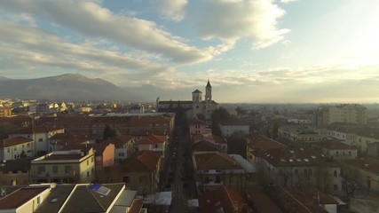 Drone on Cathedral 2
Flight on a church in a small Italian town
